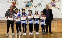 Sinanpaşa Kırka Şehit Ramazan Bağlan Ortaokulu Badminton’da Bölge Şampiyonu