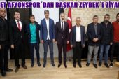 Afjet Afyonspor, Mehmet Zeybek’i ziyaret etti