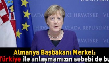 Angela Merkel: Türkiye'ye ek yardımda bulunmaya da hazırım