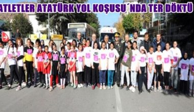 Afyon'da Atatürk Yol Koşusu gerçekleşti