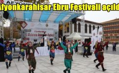 Afyonkarahisar Ebru Festivali açıldı