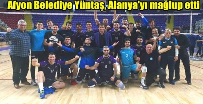 Afyon Belediye Yüntaş, Alanya'yı mağlup etti