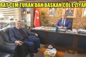 Murat Cem Turan, Başkan Mustafa Çöl’ü makamında ziyaret etti