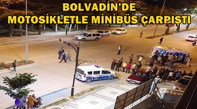 Bolvadin’de motosikletle minibüs çarpıştı – ASAYİŞ
