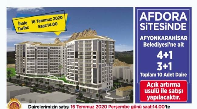 Afyon Afdora Evleri Satışa Çıkıyor !! – EKONOMİ