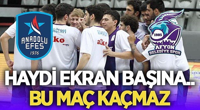 Anadolu Efes – Afyon Belediye Basketbol maçı şifresiz yayınlanacak! – Spor