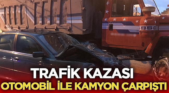 Bolvadin’de otomobil ile kamyon çarpıştı: 1 yaralı – Asayiş