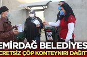 Emirdağ Belediyesi vatandaşlara ücretsiz çöp konteynırı dağıttı – Belediyeler