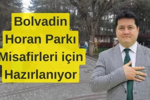 Bolvadin Horan Parkı Misafirleri için Hazırlanıyor
