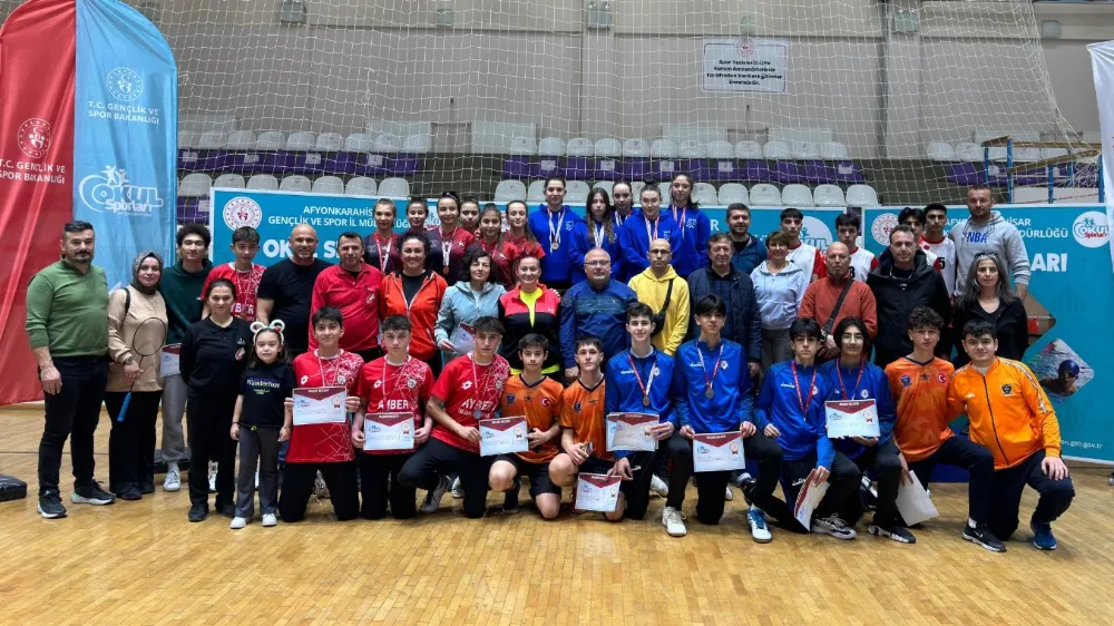 Afyon’da Badminton Grup Müsabakaları Tamamlandı